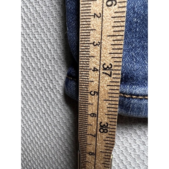 Old Navy Jegging Women Sz 12 Elastic Waist Inseam is 28 Blue Denim - Picture 12 of 16